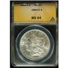 Image 1 : 1884O Morgan $  ANACS64