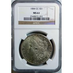 1884CC Morgan $  NGC61