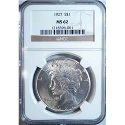 1927 Peace $  NGC62