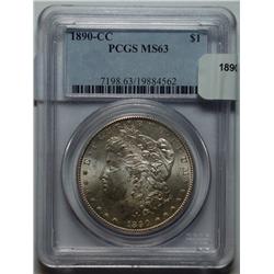 1890CC  Morgan $   PCGS63