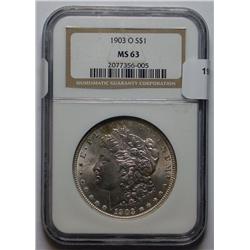 1903O  Morgan $   NGC63