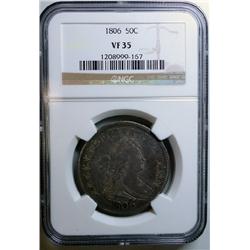 1806 Bust half $ NGC35.!!!IF YOU WANT AN ORIGINAL TYPE COIN__THIS IS IT!!!!