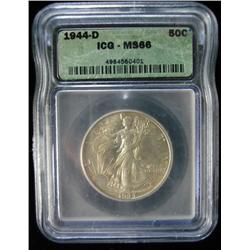 1944D  Walker half $  ICG66