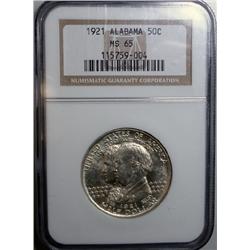 1921  Alabama  half $  NGC65   65 GS bid = $1175