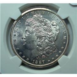 1887S Morgan $  NGC62  MS63 GS bid = $220