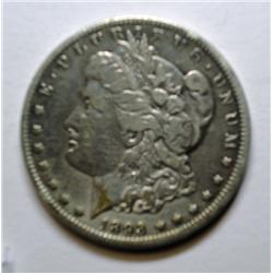 1893CC Morgan $  VF clnd heavily
