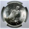 Image 2 : 1922 Peace $  NGC66