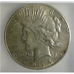 1934S Peace $  ICG50 graded correctly