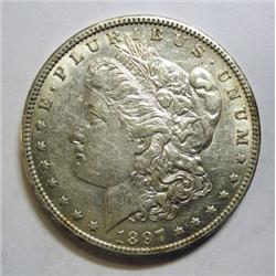 1897O Morgan $  AU