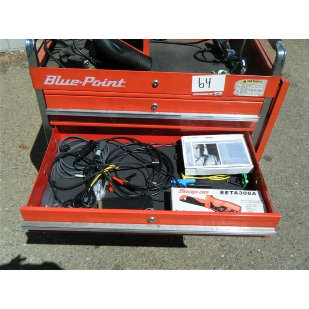 Snap-On Scanner & Blue Point Tool Cart