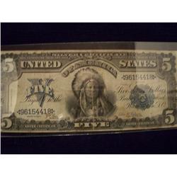 1899 $5 "Chief" Silver Certificate