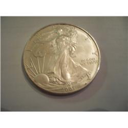 2003 American Silver Eagle, .999 Pure Silver