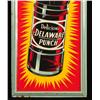 Image 4 : Delaware Punch Tin Sign Near Mint NOS