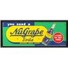 Image 1 : Nu Grape Soda Near Mint NOS Tin Sign