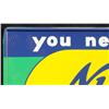 Image 2 : Nu Grape Soda Near Mint NOS Tin Sign