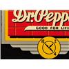 Image 5 : Dr. Pepper Red Brick Die-Cut Sign Near Mint NOS