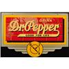 Image 7 : Dr. Pepper Red Brick Die-Cut Sign Near Mint NOS