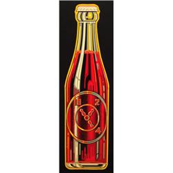 Dr Pepper 10-2-4 Tin Bottle Sign Near Mint NOS