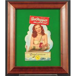 Dr. Pepper Red Brick Die Cut Case Insert