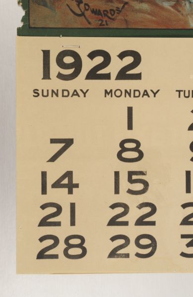 1922 Winchester Advertising Calendar 1922-winchester-advertising-calendar