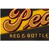 Image 3 : Pearl Beer Reverse Painted Glass Texas Beer Sign