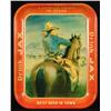 Image 1 : Jax Beer Cowboy Advertising Tray Texas