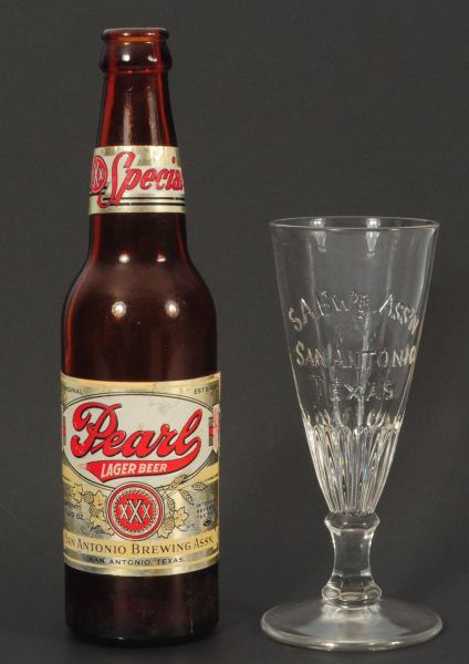 vintage pearl beer glasses