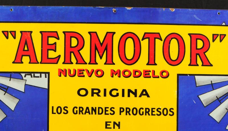 Aermotor Signs Aermotor Windmill Advertising Porcelain Sign