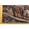 Image 3 : James Boren Hunting Scene Oil On Canvas CA