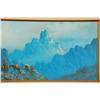 Image 3 : Lester Hughes Cowboys in Mountains Oil on Canvas