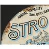 Image 6 : Pre-Pro Stroh's Detroit Lager Beer Porcelain Sign