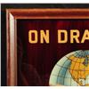 Image 2 : Schlitz Beer On Draught Reverse Glass Sign