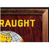 Image 3 : Schlitz Beer On Draught Reverse Glass Sign