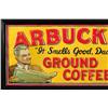 Image 2 : Arbuckles Coffee Tin Advertising Sign