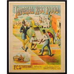 Imperial Egg Advertising Poster Black Americana