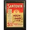 Image 1 : Santovin Self Framed Tin Veterinary Sign