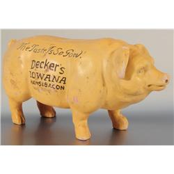 Decker's Iowana Advertising Pig San Antonio Texas