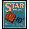 Image 1 : Star Tobacco 10 Cent Plug Cardboard Adv Sign