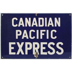 Canadian Pacific Express Adv Porcelain Sign