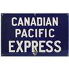 Image 1 : Canadian Pacific Express Adv Porcelain Sign