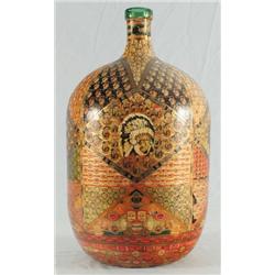 Antique Cigar Label Decopage 5 Gallon Jug