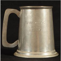 1963 Gunsmoke Miss Kitty's Pewter Cast Mug