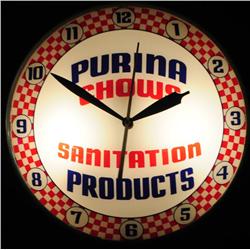 Purina Advertising Clock