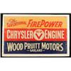 Image 1 : Chrysler Fire Power 180HP Engine Cardboard Sign