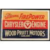 Image 2 : Chrysler Fire Power 180HP Engine Cardboard Sign