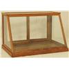 Image 1 : Country Store Oak Slant Front Showcase