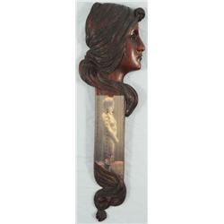 Nicely Carved Figural Brothel Thermometer