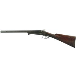 1880s Double Barrel Under Lever Coach Gun