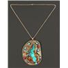 Image 3 : Texas Spur Maker C. Hall Turquoise Silver Necklace