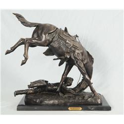 "Wicked Pony" Bronze by Frederic Remington